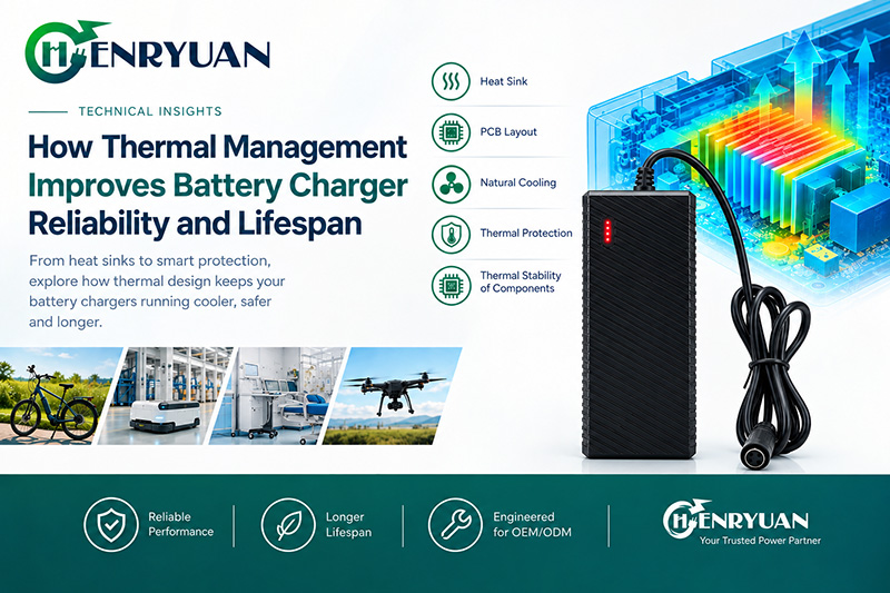 How Thermal Management Improves Battery Charger Reliability and Lifespan