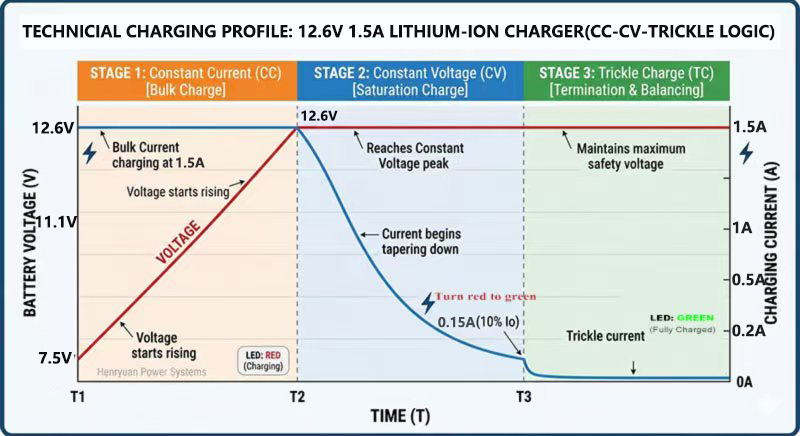 CE UKCA approved 12.6V 1.5A UK wall plug li-ion charger