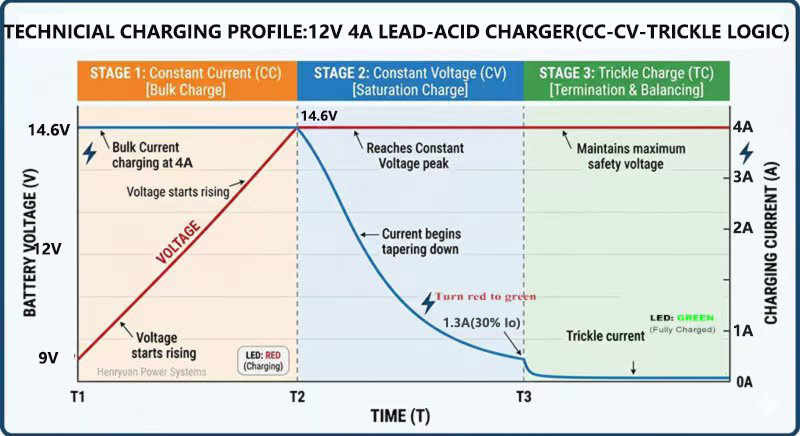 3-stage-CC-CV-Float-12V-4A-SLA-charging