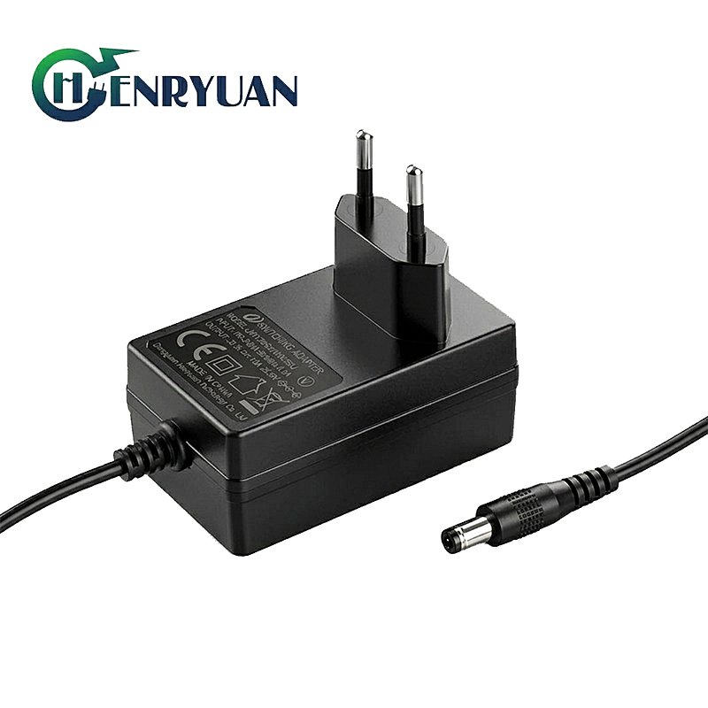 Henryuan-TUV-CE-listed-Europlug-12.6V-1A-lithium-battery-charger