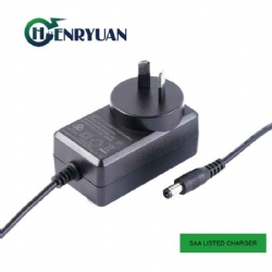 Australia plug SAA approved 8.4V lithium ion battery 8.4V 1A charger adapter