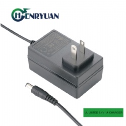 UL ETL listed American plug 8.4V lithium ion battery 8.4V 1A charger adapter
