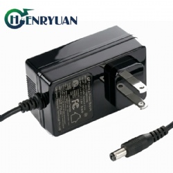 US plug UL ETL FCC listed 12V lithium ion battery 12.6V 2A charger adapter